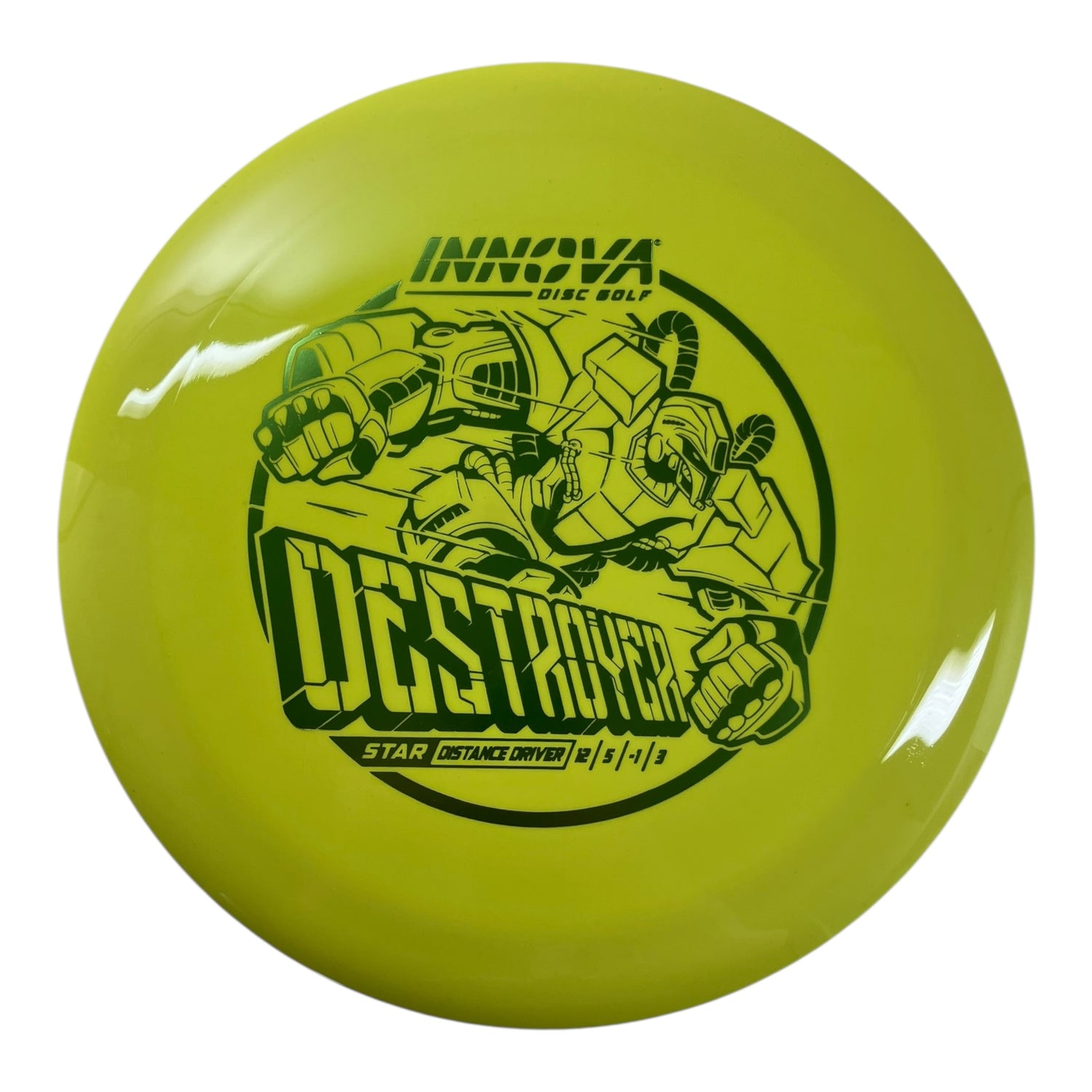 Innova Champion Discs Destroyer | Star | Yellow/Green 173g Disc Golf