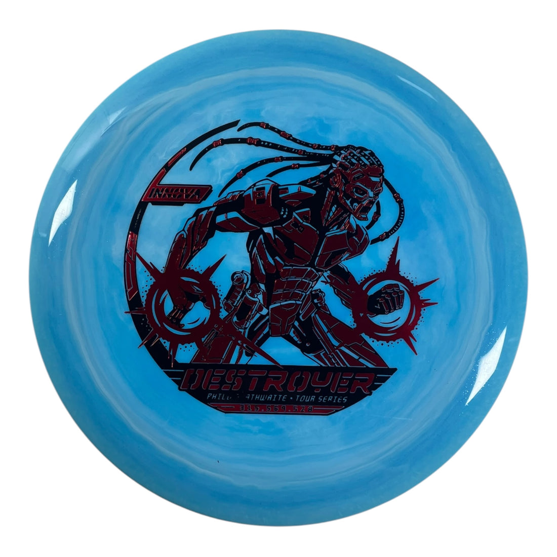 Innova Champion Discs Destroyer | Swirled Star | Blue/Black/Red 168g (2026 Philo Brathwaite) Disc Golf