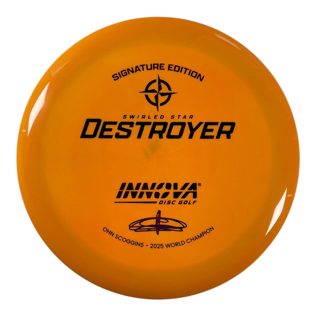 Innova Champion Discs Destroyer | Swirled Star | Orange/Sunset 174g (Ohn Scoggins) Disc Golf
