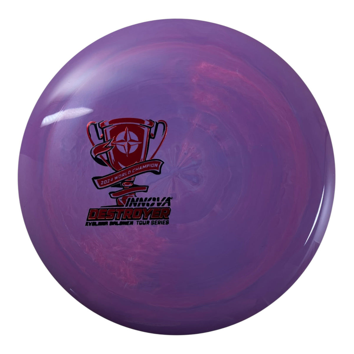 Innova Champion Discs Destroyer | Swirled Star | Purple/Red 173g (Eveliina Salonen) Disc Golf
