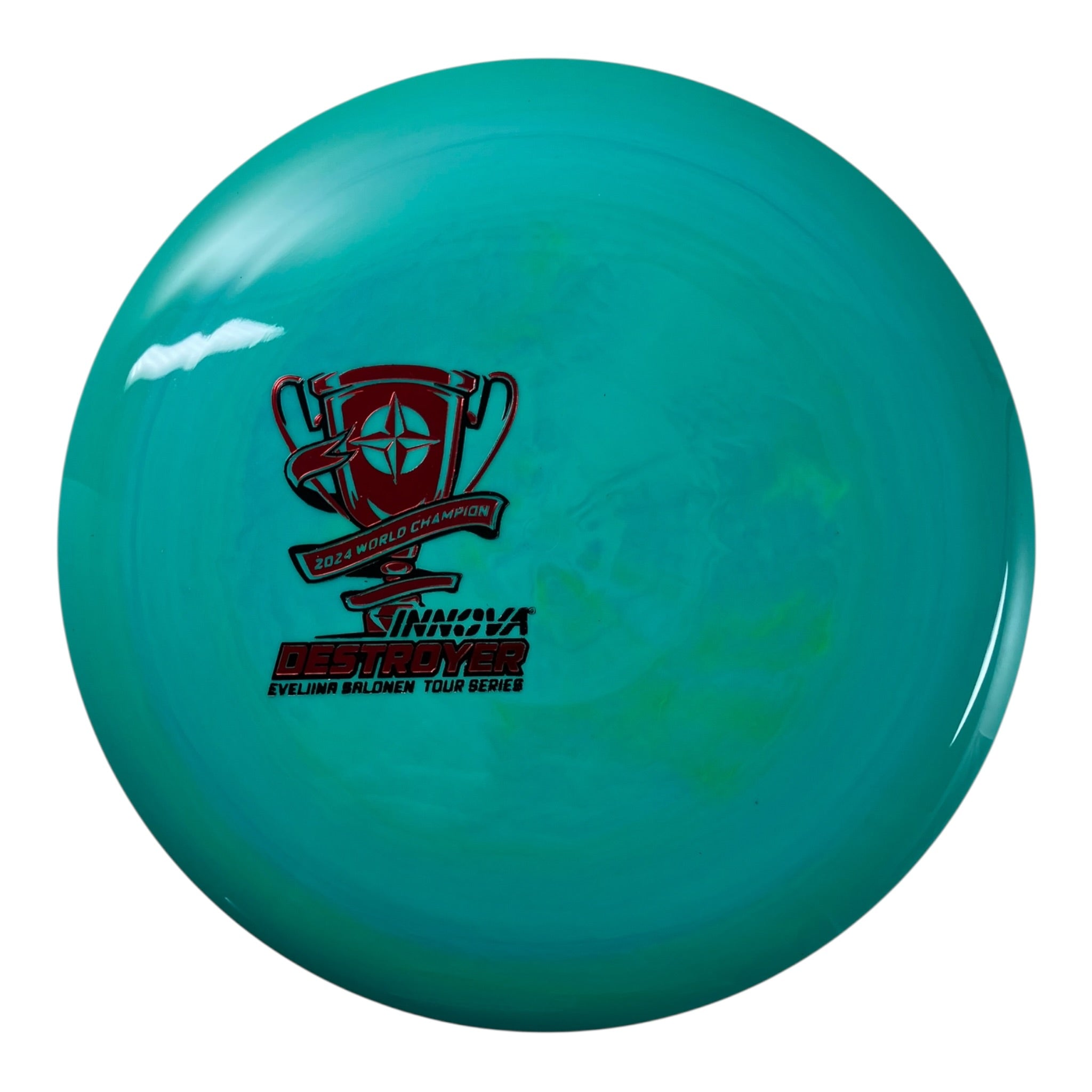 Innova Champion Discs Destroyer | Swirled Star | Teal/Red 173g (Eveliina Salonen) Disc Golf