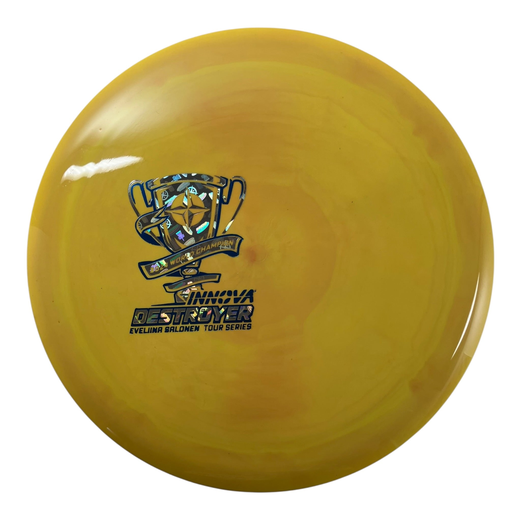 Innova Champion Discs Destroyer | Swirled Star | Yellow/Money 173g (Eveliina Salonen) Disc Golf