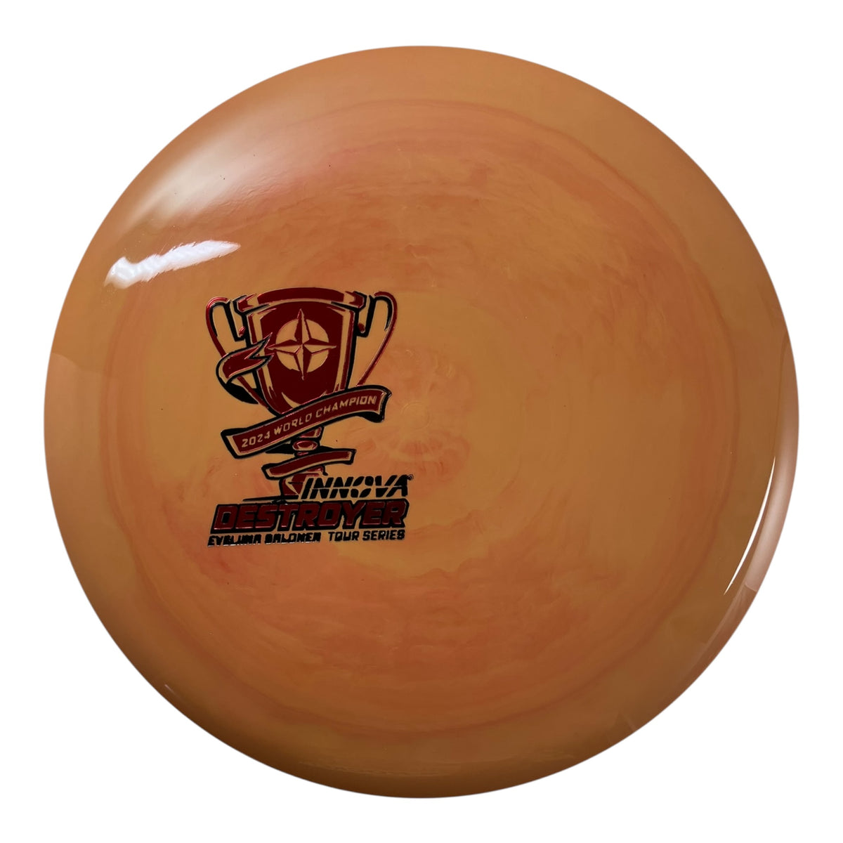Innova Champion Discs Destroyer | Swirled Star | Yellow/Red 173g (Eveliina Salonen) Disc Golf