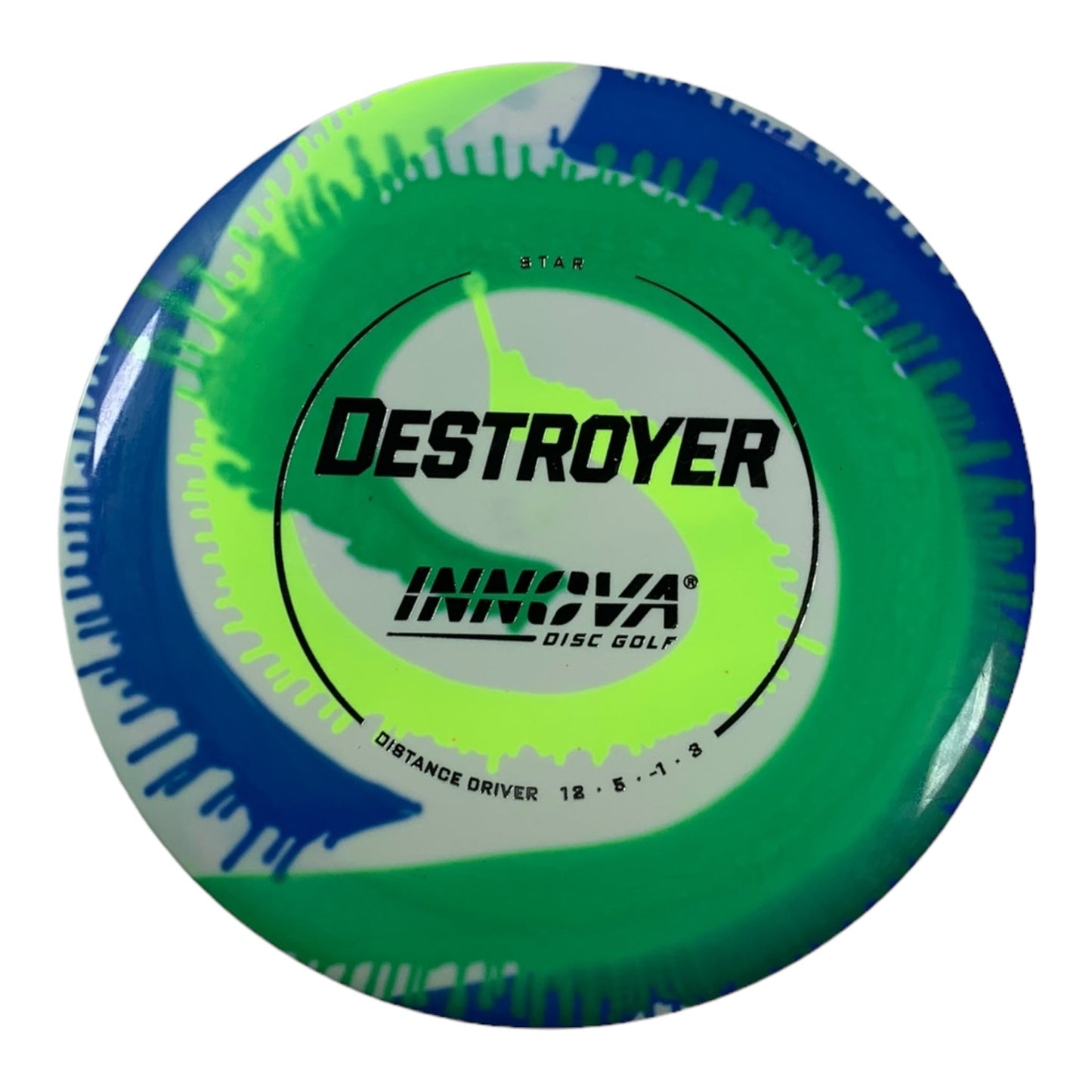 Innova Champion Discs Destroyer | Star I-Dye | Green/Silver 172g Disc Golf