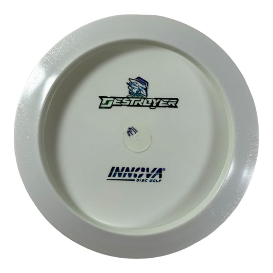 Innova Champion Discs Destroyer | Star | White/Blue 166g (Bottom Stamp) Disc Golf