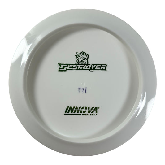 Innova Champion Discs Destroyer | Star | White/Green 171g (Bottom Stamp) Disc Golf