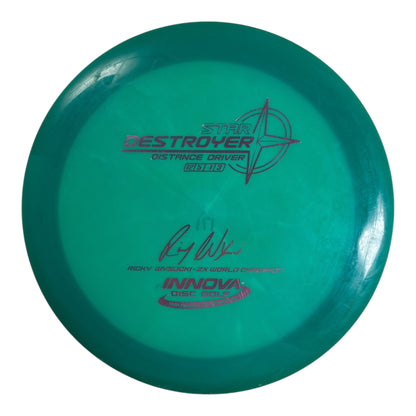 Innova Champion Discs Destroyer - Used Excellent | Star | Green/Purple 171g (Ricky Wysocki) Disc Golf