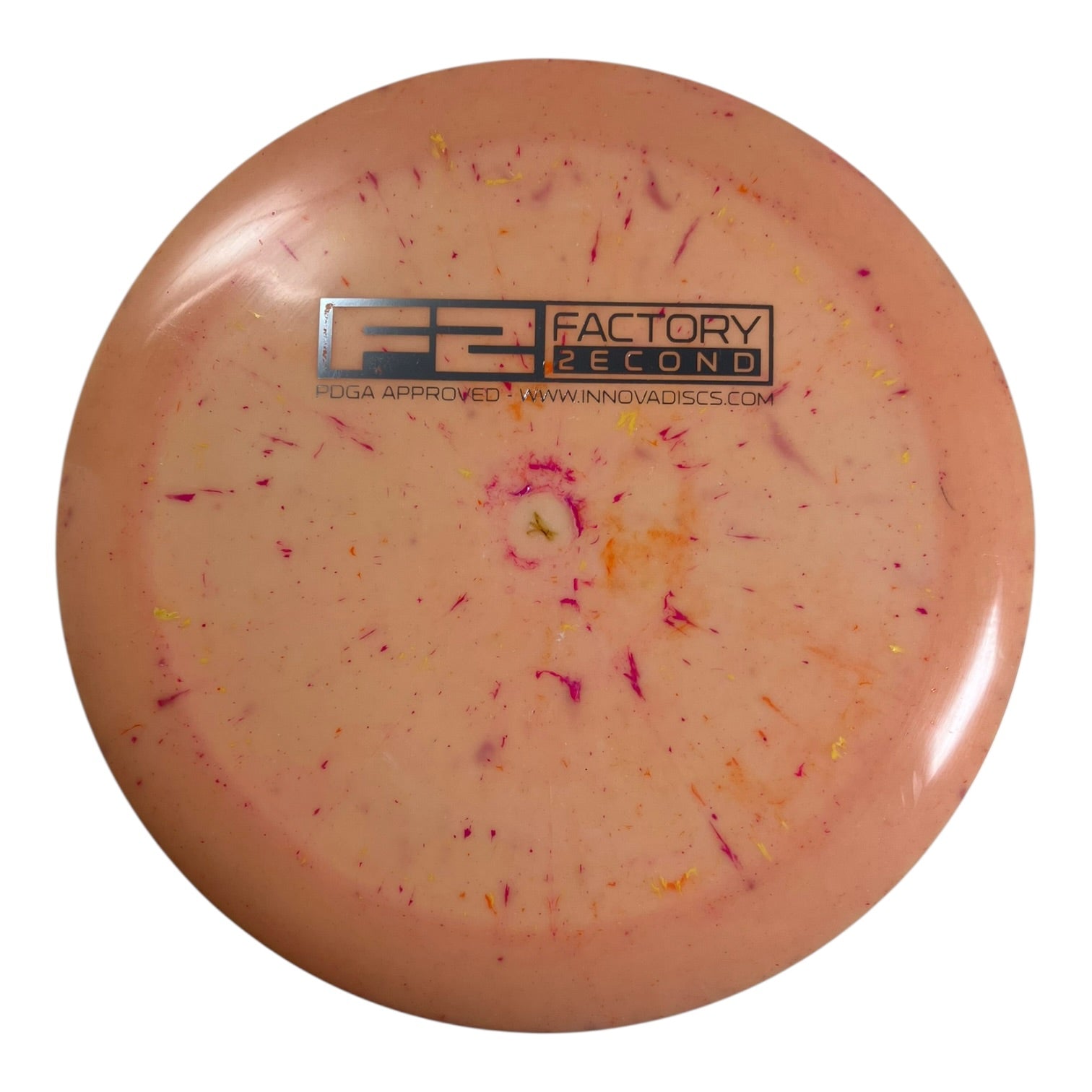 Innova Champion Discs Destroyer - Used Like New | Splatter Star | Orange/Silver 175g (Factory Second) Disc Golf
