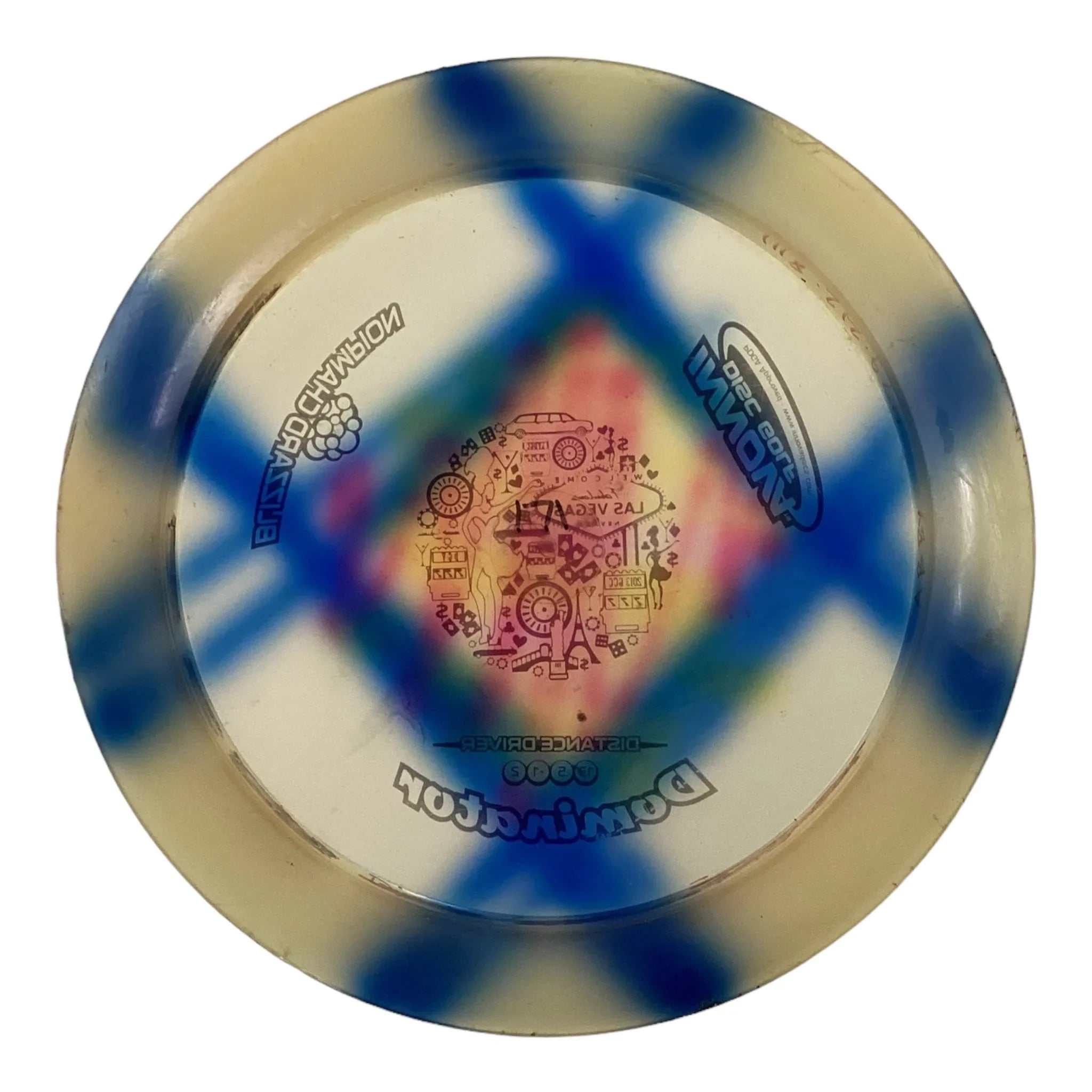Innova Champion Discs Dominator | Blizzard | Blue/White Dye 171g (Used Good) Disc Golf