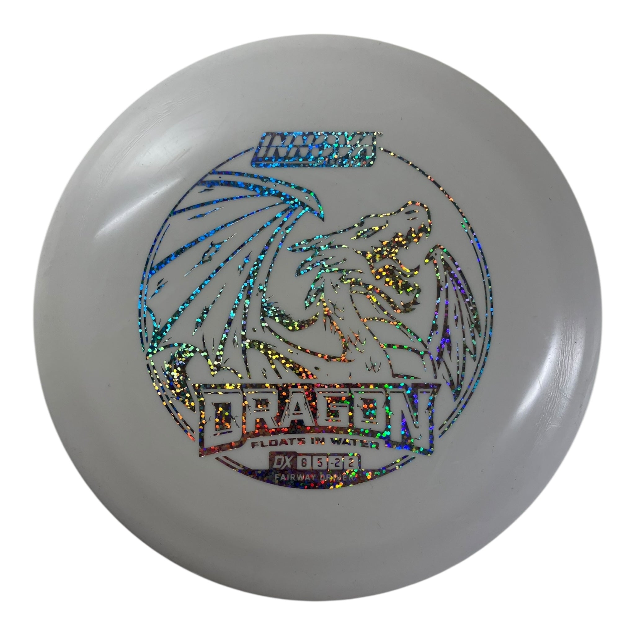 Innova Champion Discs Dragon | DX | White/Sparkles 160g Disc Golf