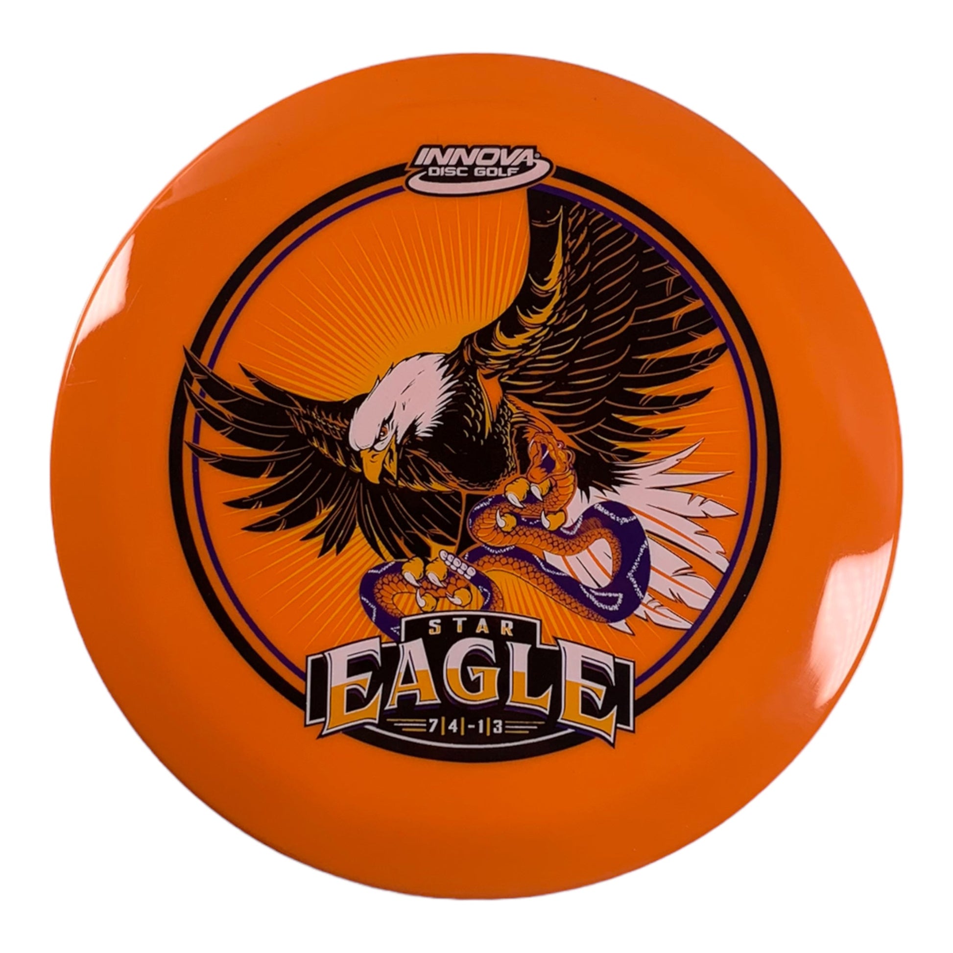 Innova Champion Discs Eagle | InnVision Star | Orange/Black 165g Disc Golf