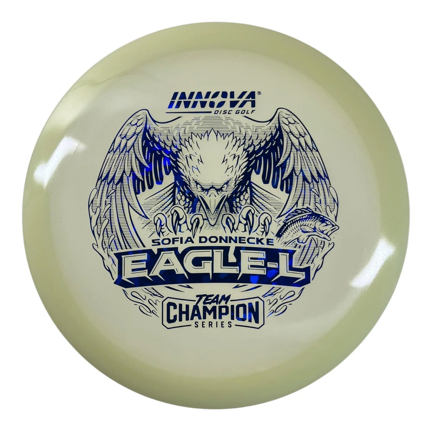 Innova Champion Discs Eagle - L | Proto Glow Champion | Glow/Blue 175g (Sofia Donnecke) Disc Golf