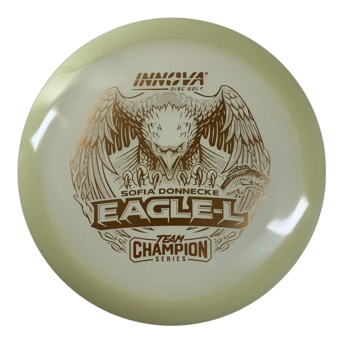 Innova Champion Discs Eagle - L | Proto Glow Champion | Glow/Gold 175g (Sofia Donnecke) Disc Golf
