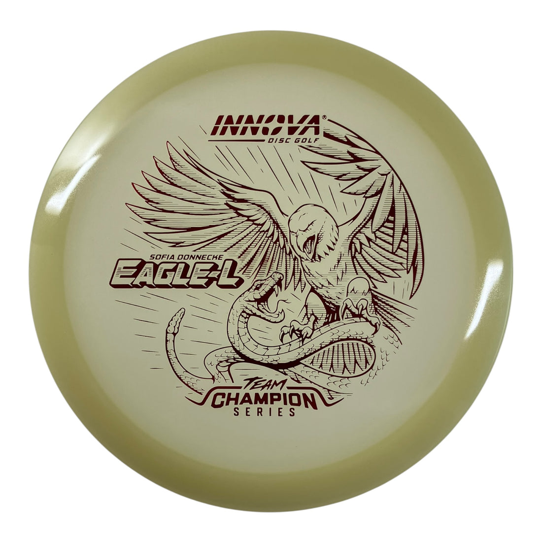 Innova Champion Discs Eagle-L | Proto Glow Champion | Glow/Red 171-172g (Sofia Donnecke) Disc Golf