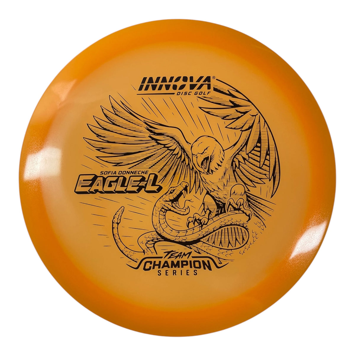 Innova Champion Discs Eagle-L | Proto Glow Champion | Orange/Black 173g (Sofia Donnecke) Disc Golf