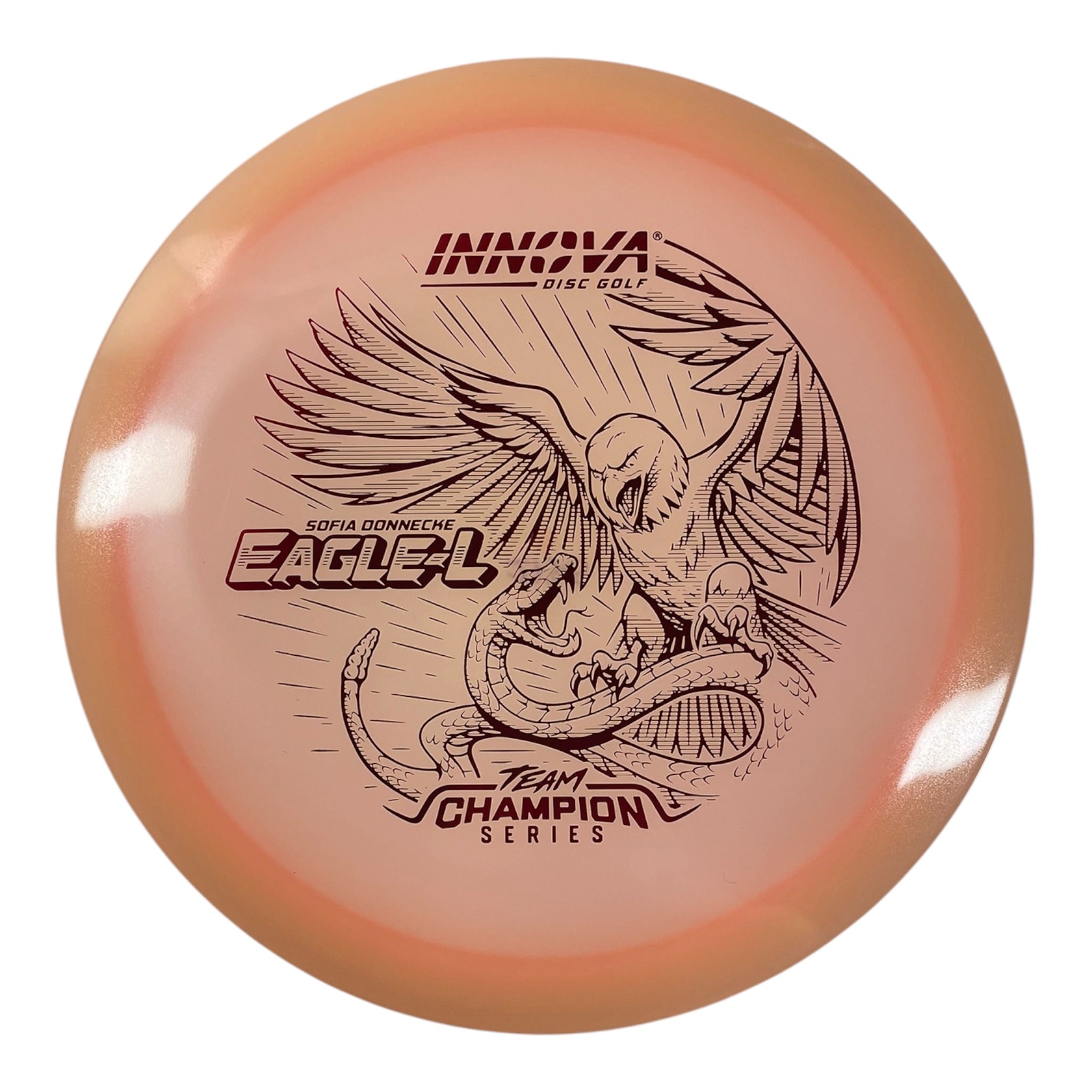 Innova Champion Discs Eagle-L | Proto Glow Champion | Orange/Red 173g (Sofia Donnecke) Disc Golf