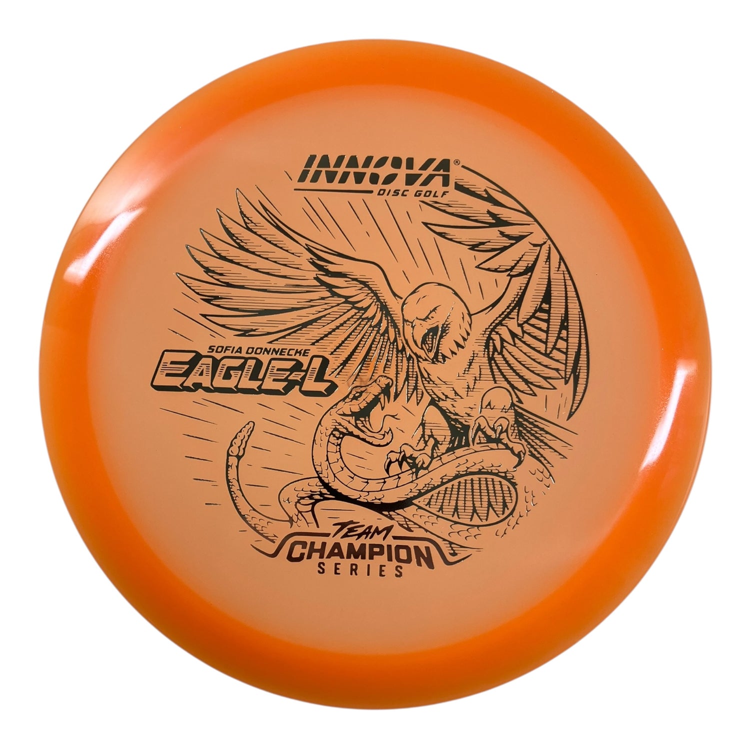 Innova Champion Discs Eagle-L | Proto Glow Champion | Orange/Silver 170-171g (Sofia Donnecke) Disc Golf