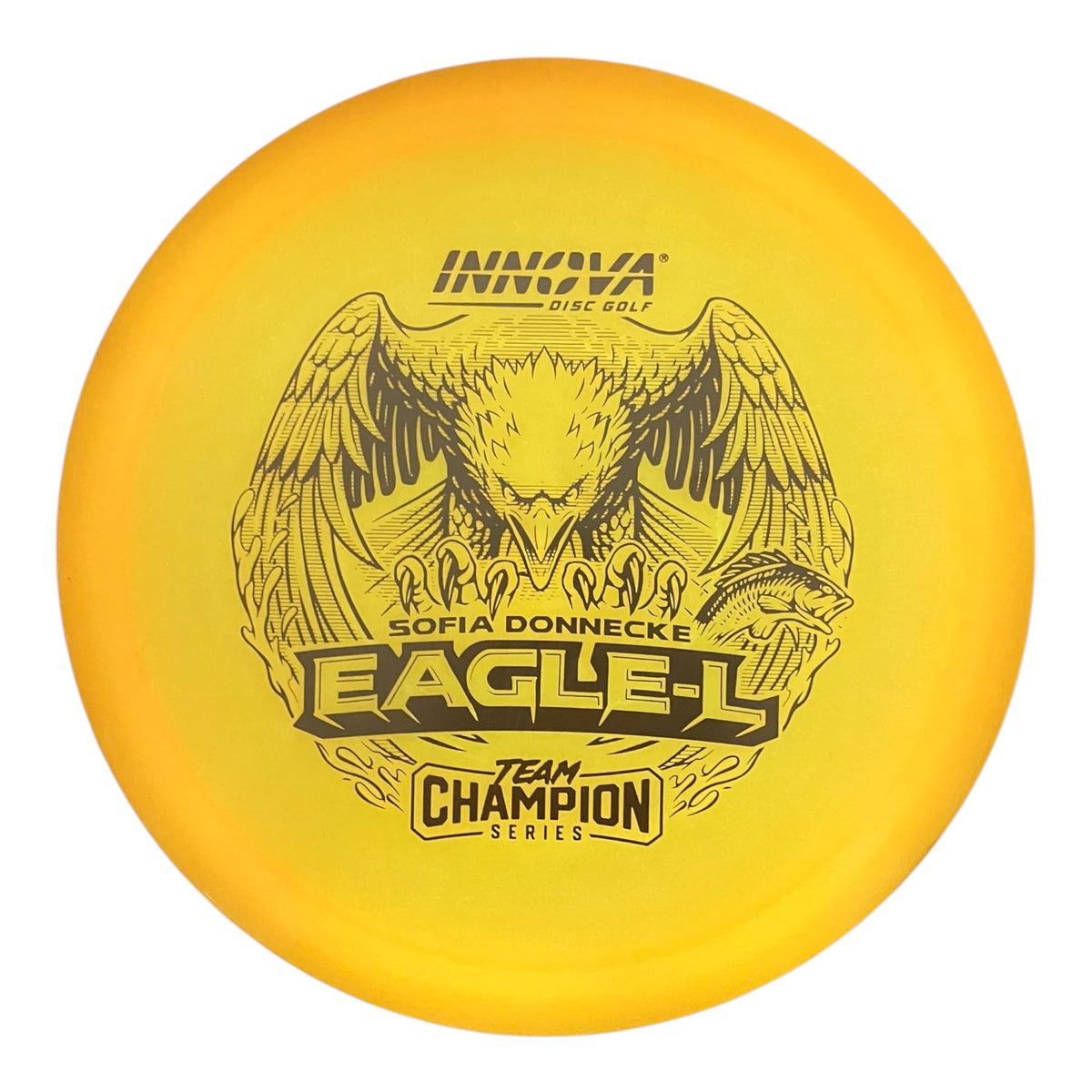 Innova Champion Discs Eagle-L - Used Like New | Proto Glow Champion | Orange/Gold 173g (Sofia Donnecke) Disc Golf