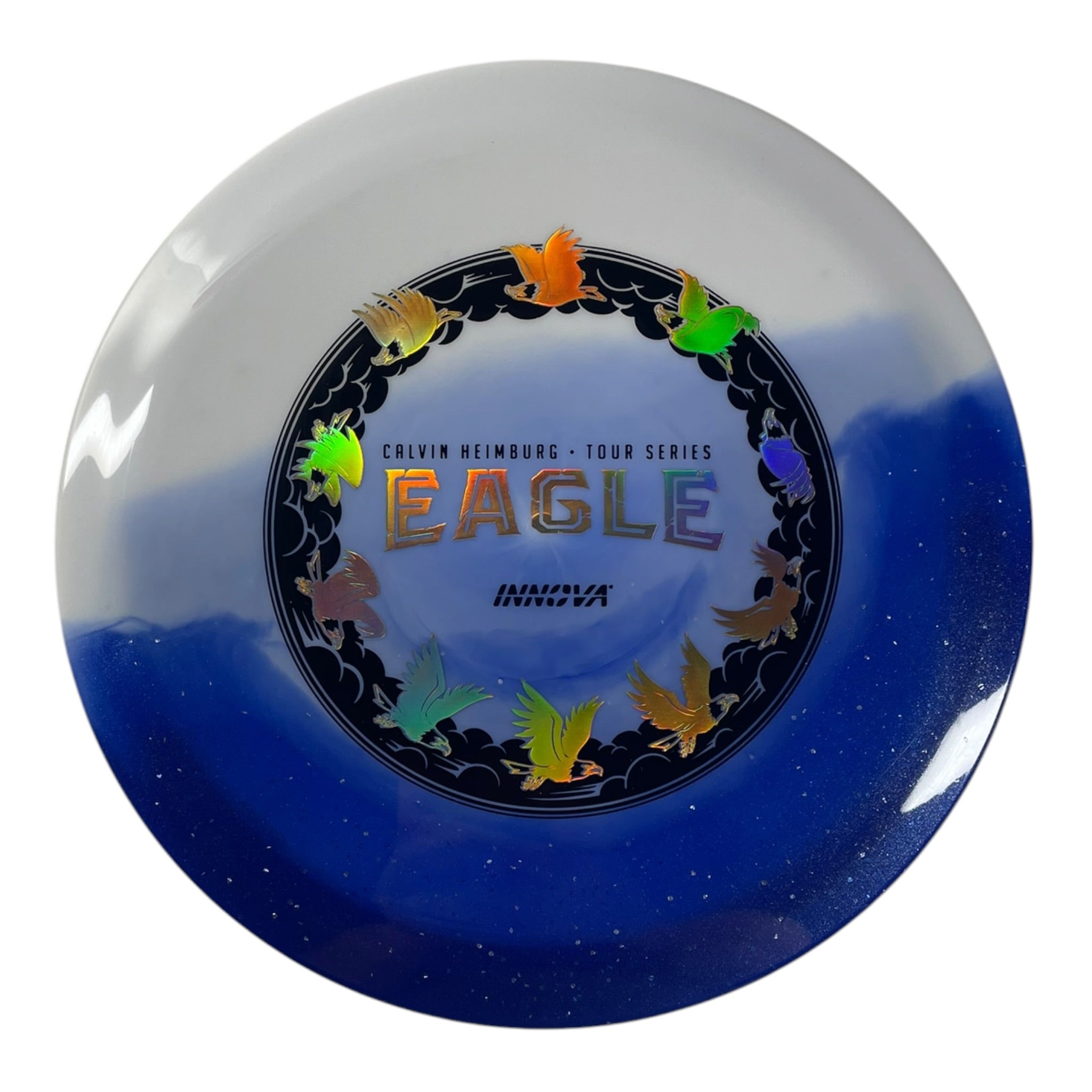 Innova Champion Discs Eagle | Duo | Blue/Black/Gold Holo 173g (Calvin Heimburg) Disc Golf