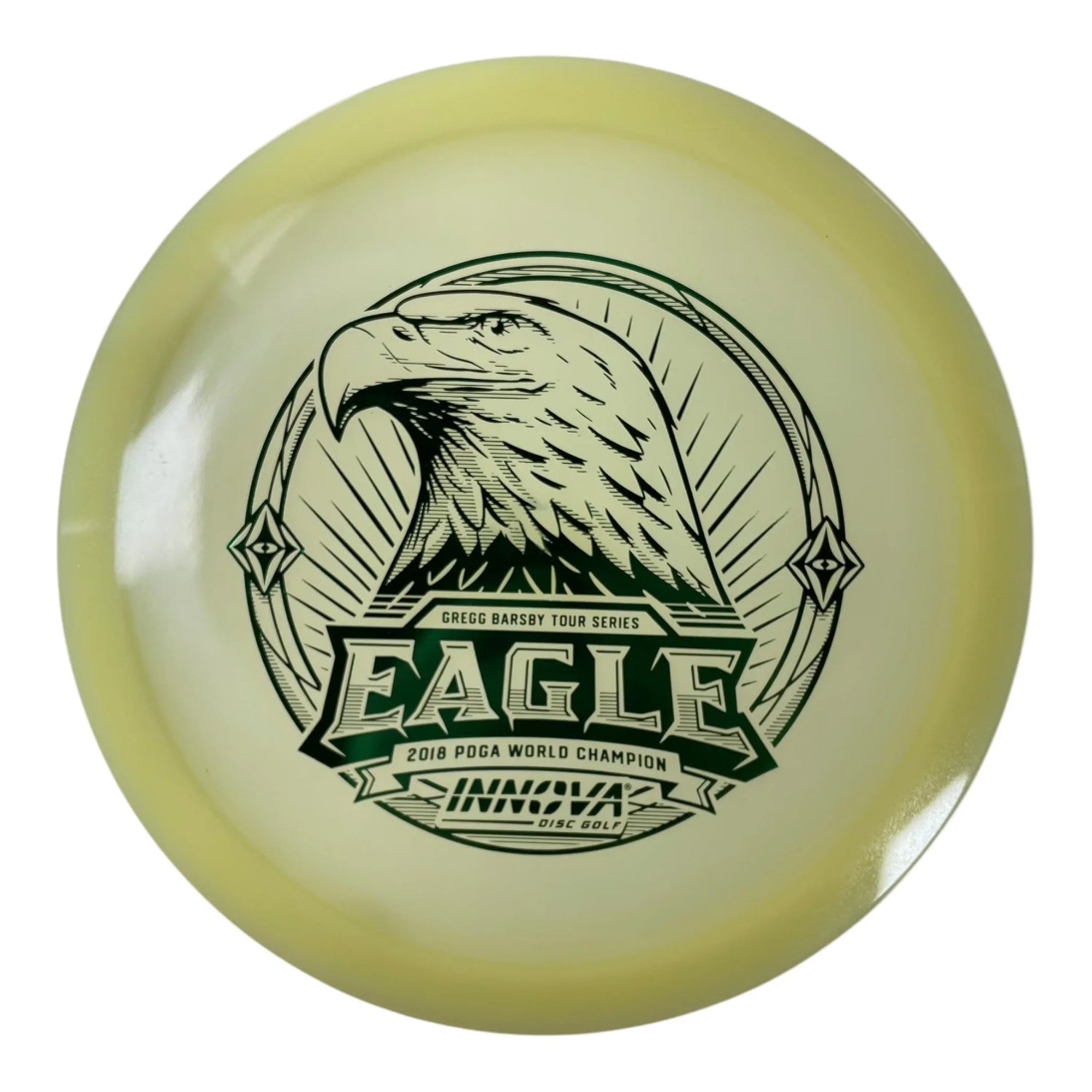Innova Champion Discs Eagle | Proto Glow Champion | Glow/Green 173-174g (Gregg Barbsy) Disc Golf