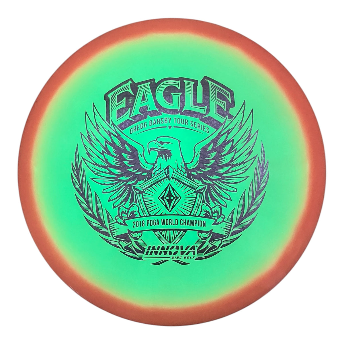 Innova Champion Discs Eagle - Used Excellent | Proto Glow Halo Champion | Pink/Purple 175g (Gregg Barsby 2024) Disc Golf