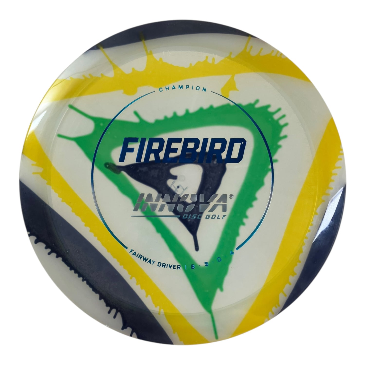 Innova Champion Discs Firebird | Champion I-Dye | Yellow/Black/Blue 171g Disc Golf