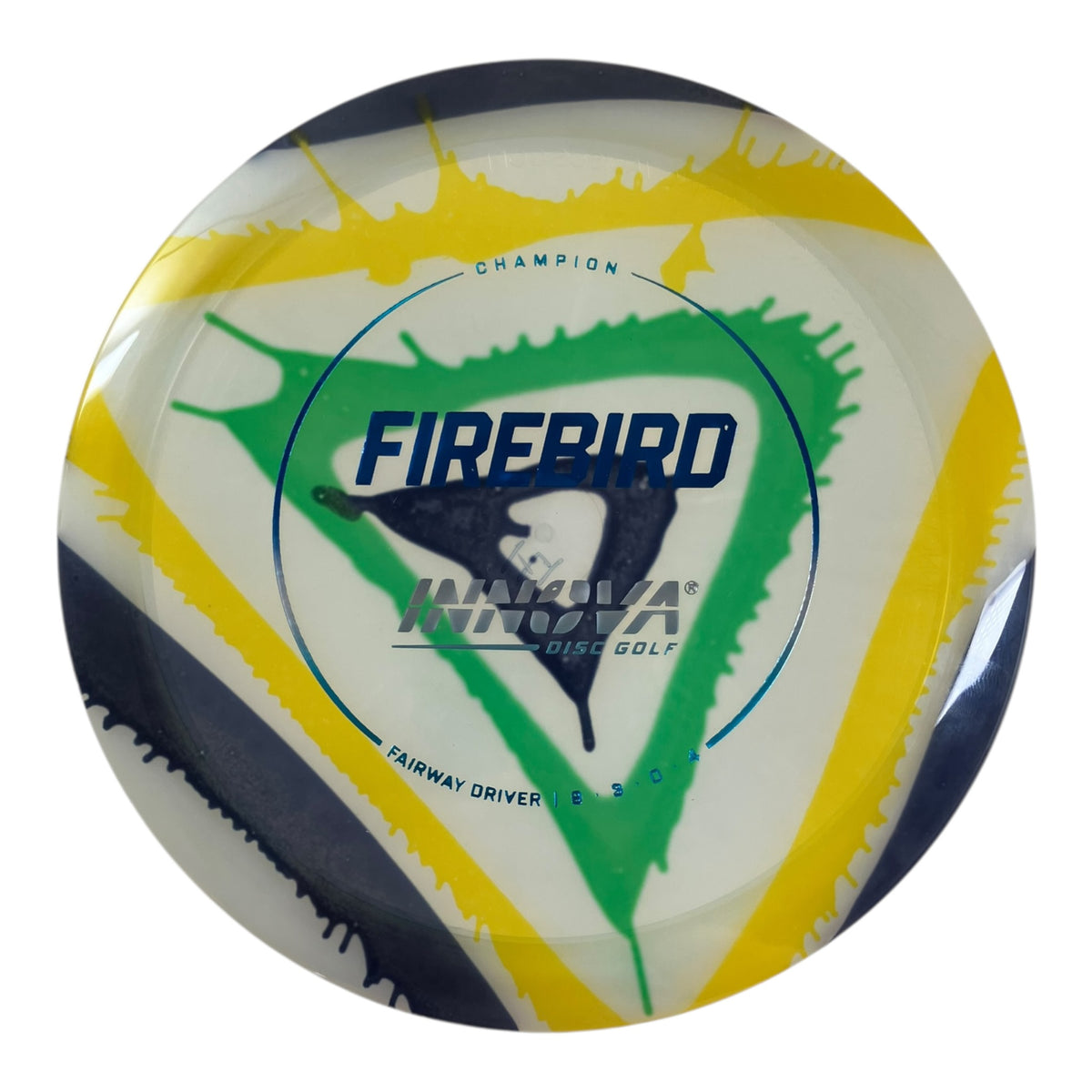 Innova Champion Discs Firebird | Champion I-Dye | Yellow/Black/Blue 171g Disc Golf