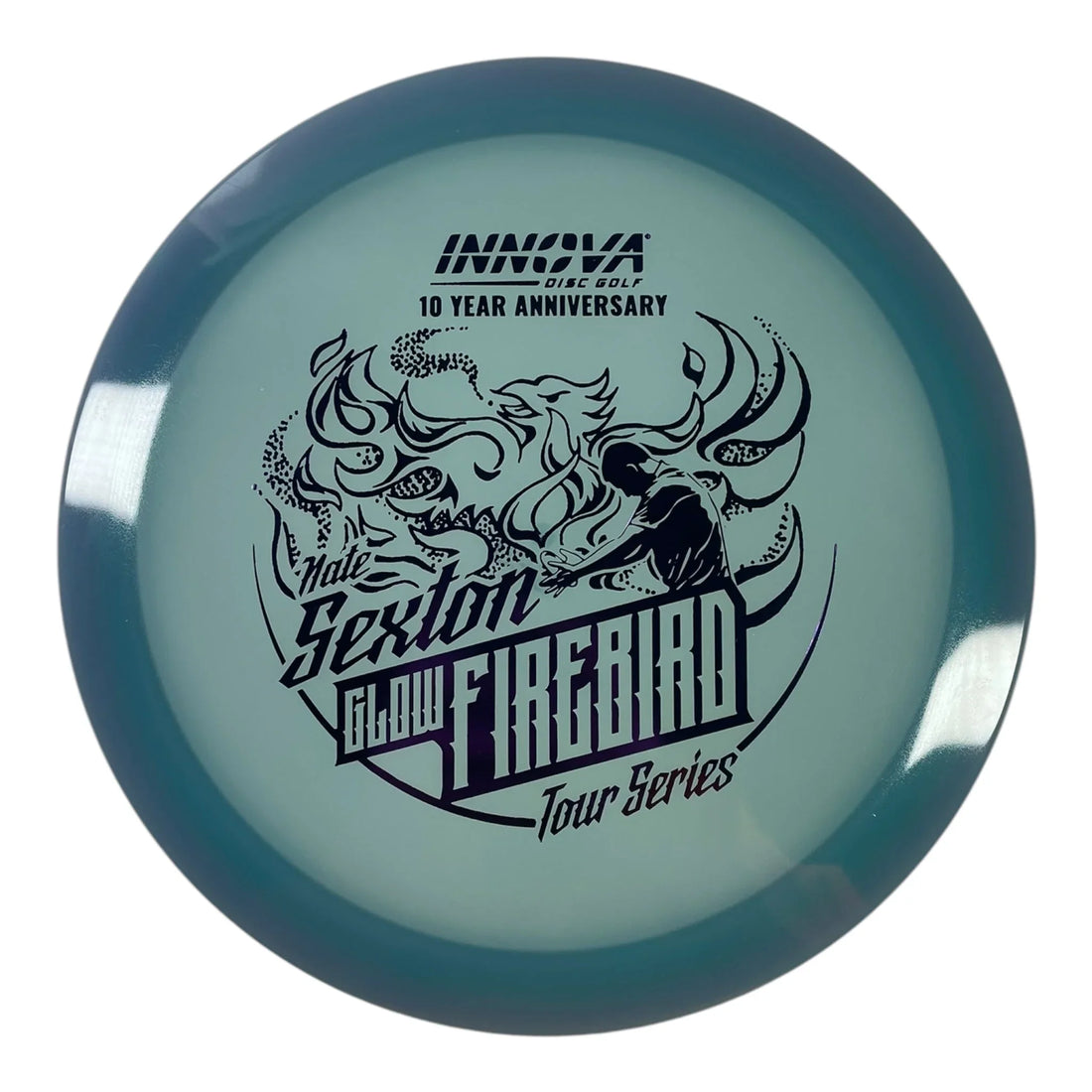 Innova Champion Discs Firebird | Champion Proto Glow | Blue/Purple 173g (Nate Sexton 10 Year Anniversary) Disc Golf