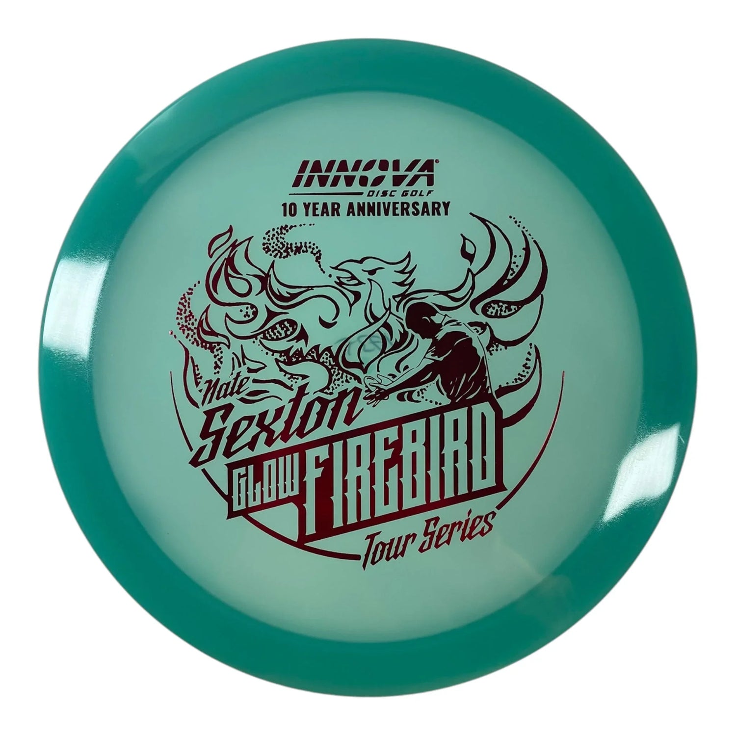 Innova Champion Discs Firebird | Champion Proto Glow | Blue/Red 173g (Nate Sexton 10 Year Anniversary) Disc Golf