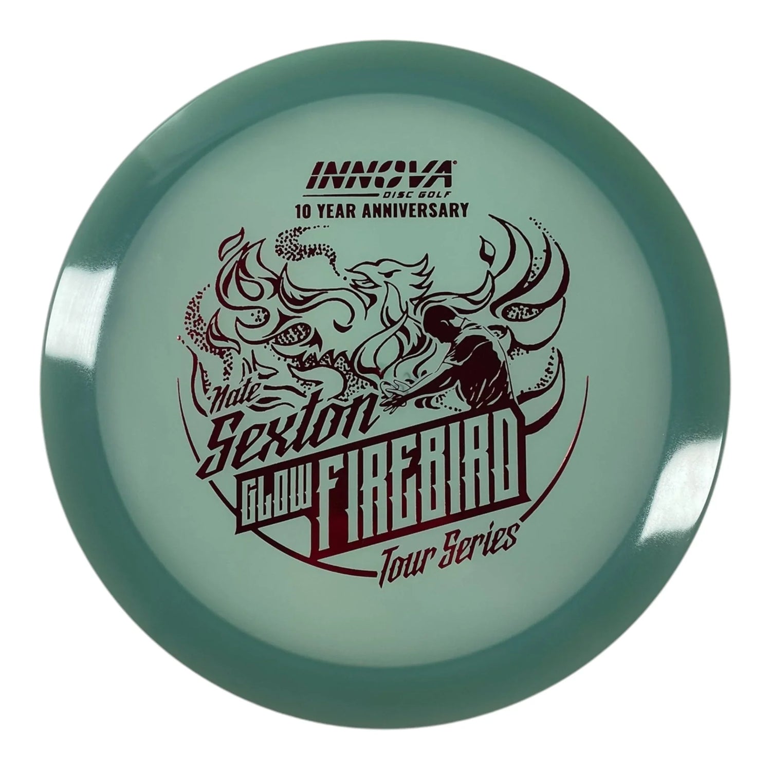 Innova Champion Discs Firebird | Champion Proto Glow | Green/Red 173g (Nate Sexton 10 Year Anniversary) Disc Golf