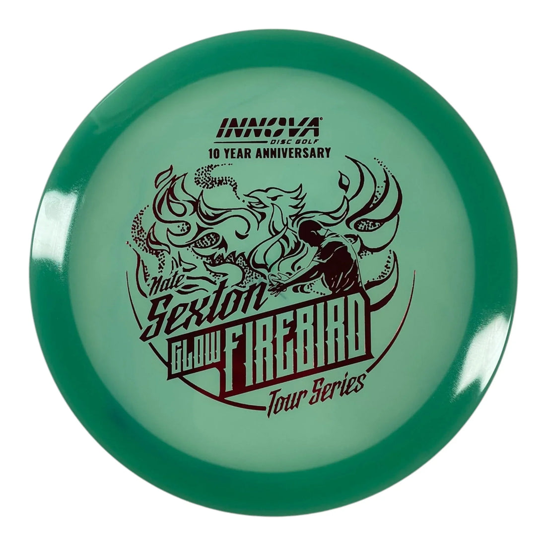 Innova Champion Discs Firebird | Champion Proto Glow | Green/Red 173g (Nate Sexton 10 Year Anniversary) Disc Golf