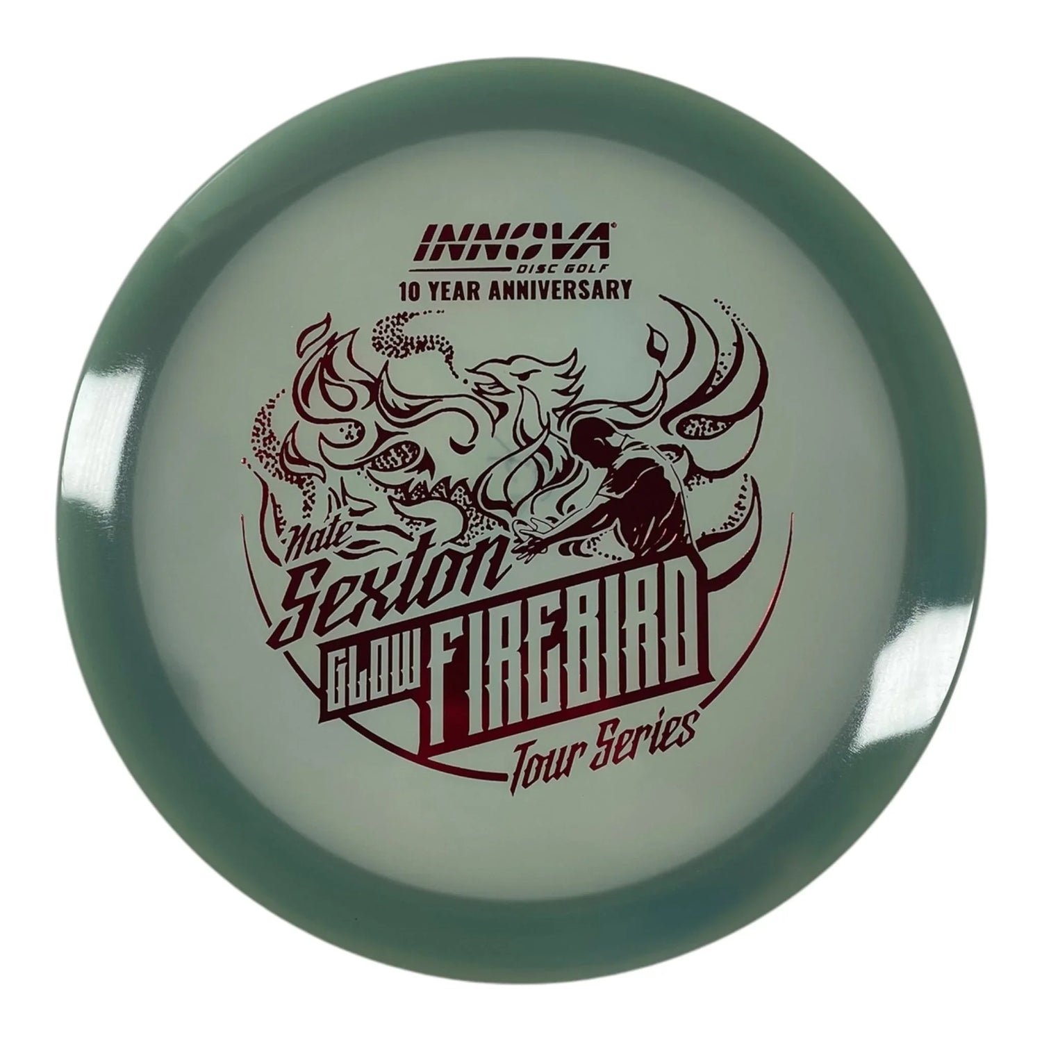Innova Champion Discs Firebird | Champion Proto Glow | Green/Red 173g (Nate Sexton 10 Year Anniversary) Disc Golf