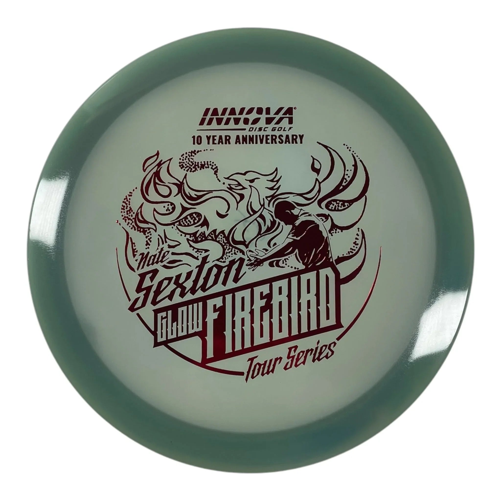Innova Champion Discs Firebird | Champion Proto Glow | Green/Red 173g (Nate Sexton 10 Year Anniversary) Disc Golf