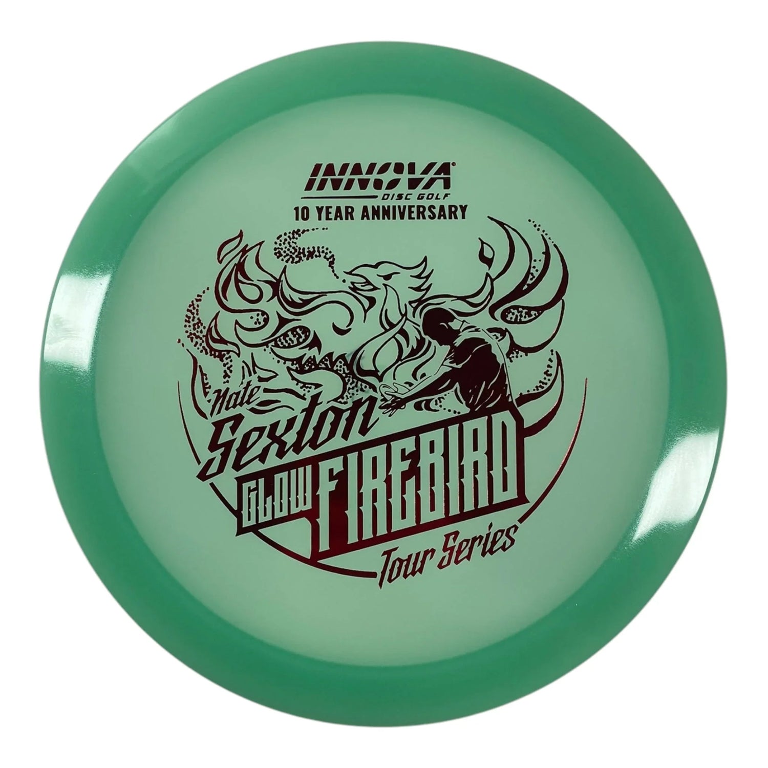 Innova Champion Discs Firebird | Champion Proto Glow | Green/Red 173g (Nate Sexton 10 Year Anniversary) Disc Golf