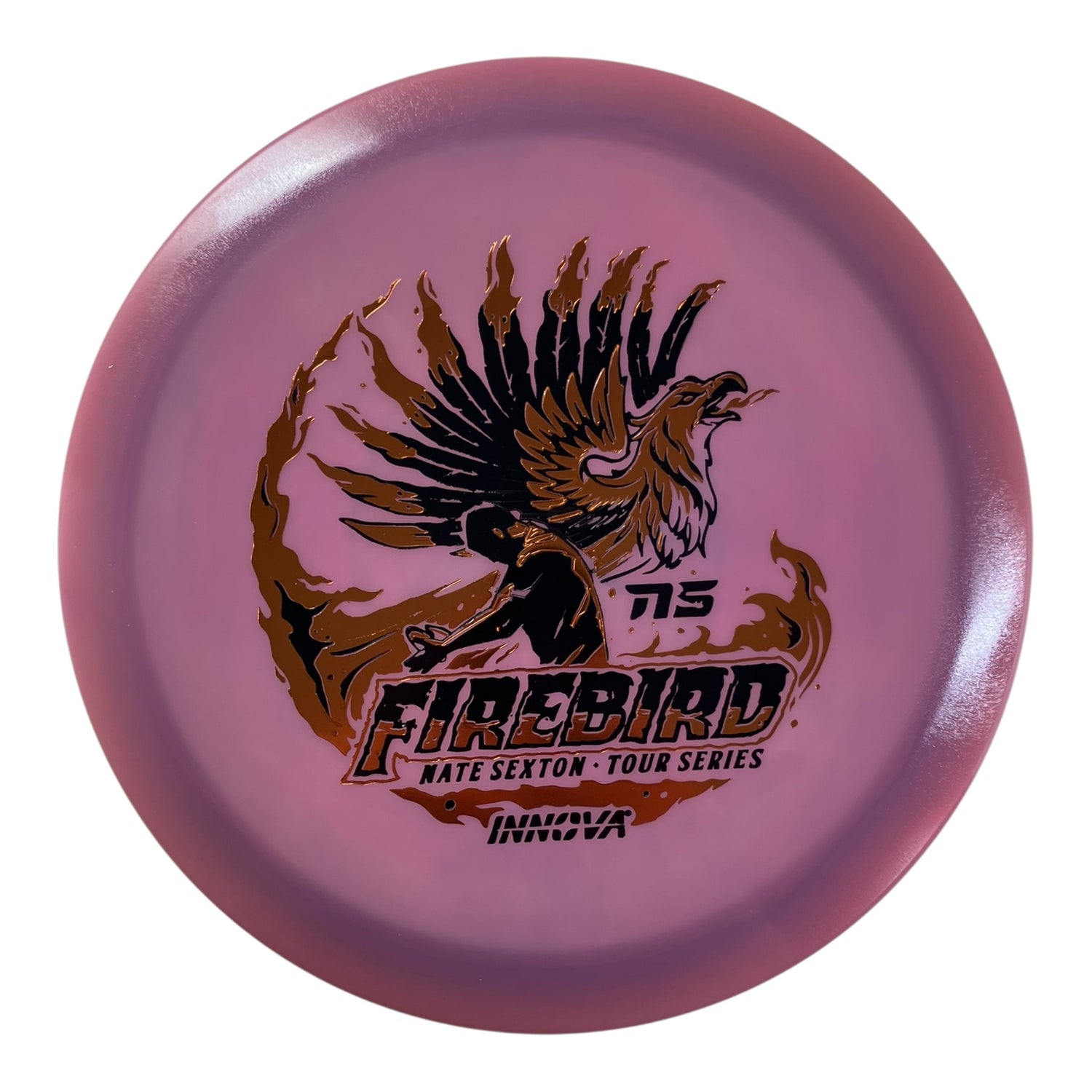 Innova Champion Discs Firebird | Proto Glow Halo Champion | Pink/Gold 173g (Nate Sexton 2026) Disc Golf