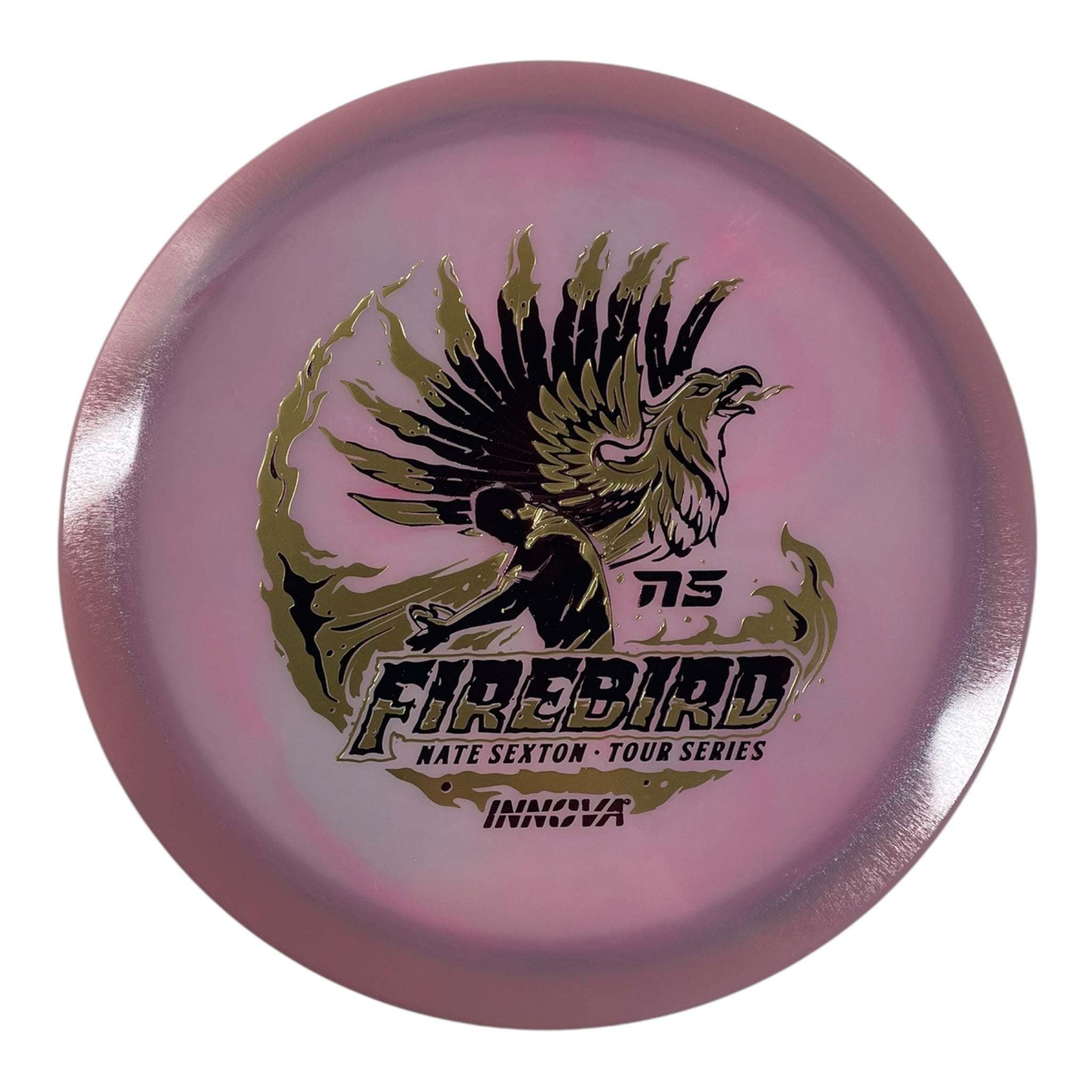 Innova Champion Discs Firebird | Proto Glow Champion | Pink/Gold/Red 174g (Nate Sexton 2026) Disc Golf