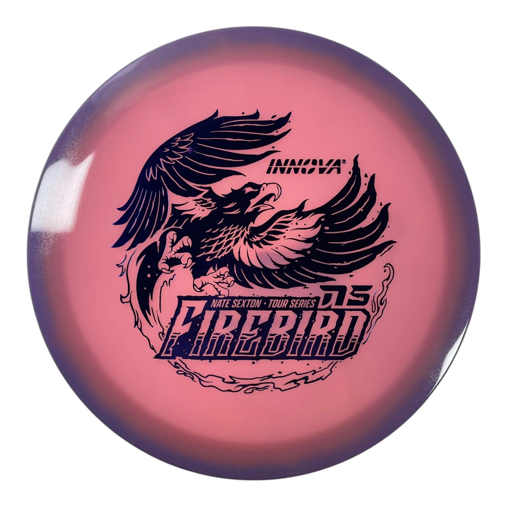 Innova Champion Discs Firebird | Proto Glow Halo Champion | Pink/Blue 175g (Nate Sexton) Disc Golf