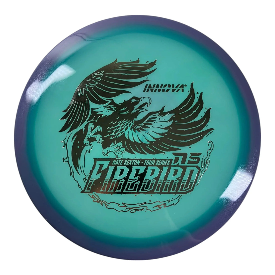 Innova Champion Discs Firebird | Proto Glow Halo Champion | Purple/Gold 176g (Nate Sexton) Disc Golf