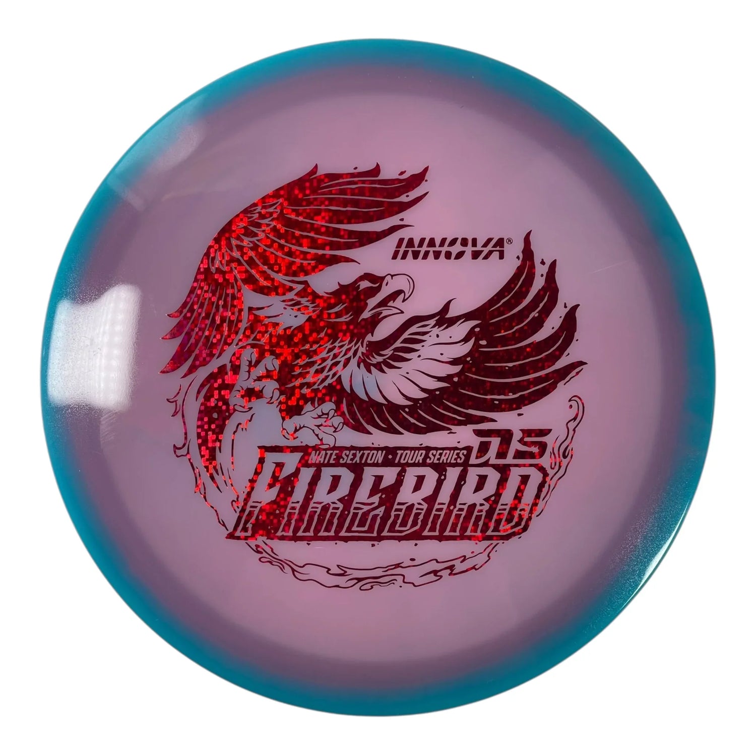 Innova Champion Discs Firebird | Proto Glow Halo Champion | Purple/Red 174-175g (Nate Sexton) Disc Golf