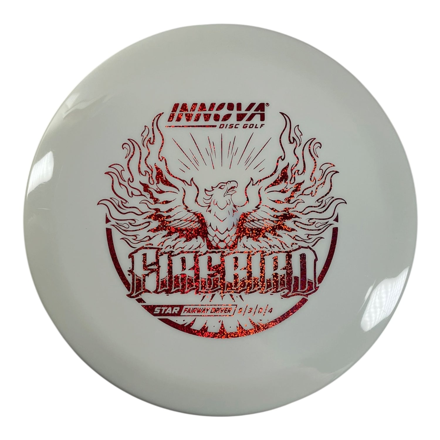Innova Champion Discs Firebird | Star | White/Red Sparkle 168g Disc Golf