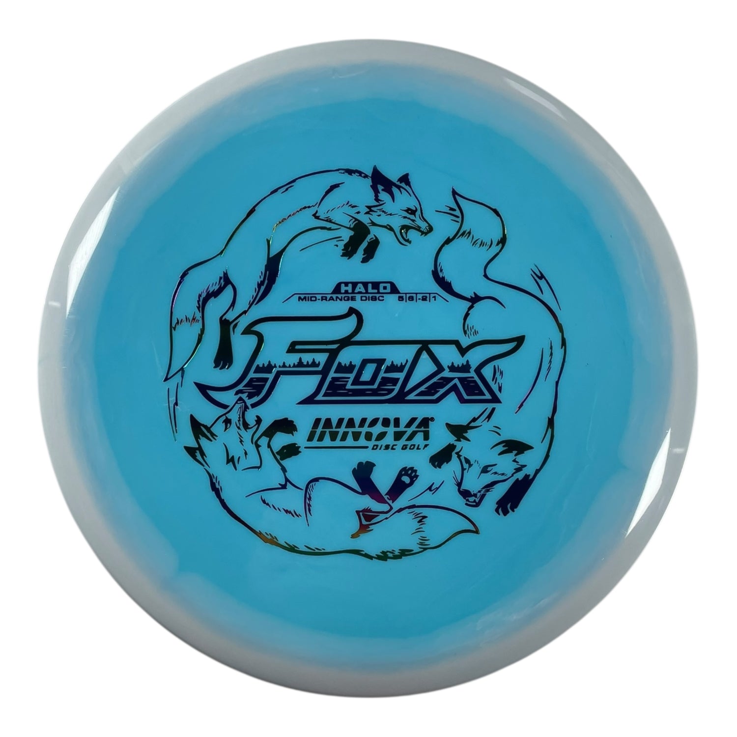 Innova Champion Discs Fox | Halo Star | Blue/Rainbow 174g Disc Golf