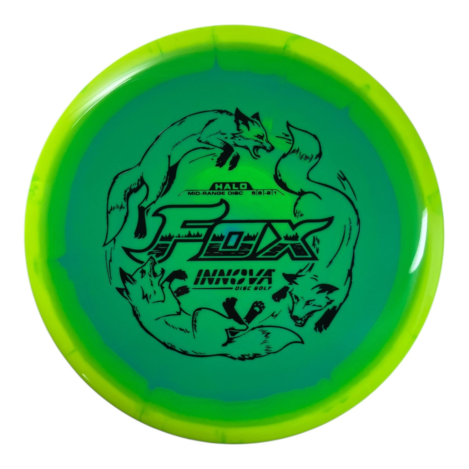 Innova Champion Discs Fox | Halo Star | Green/Black 180g Disc Golf