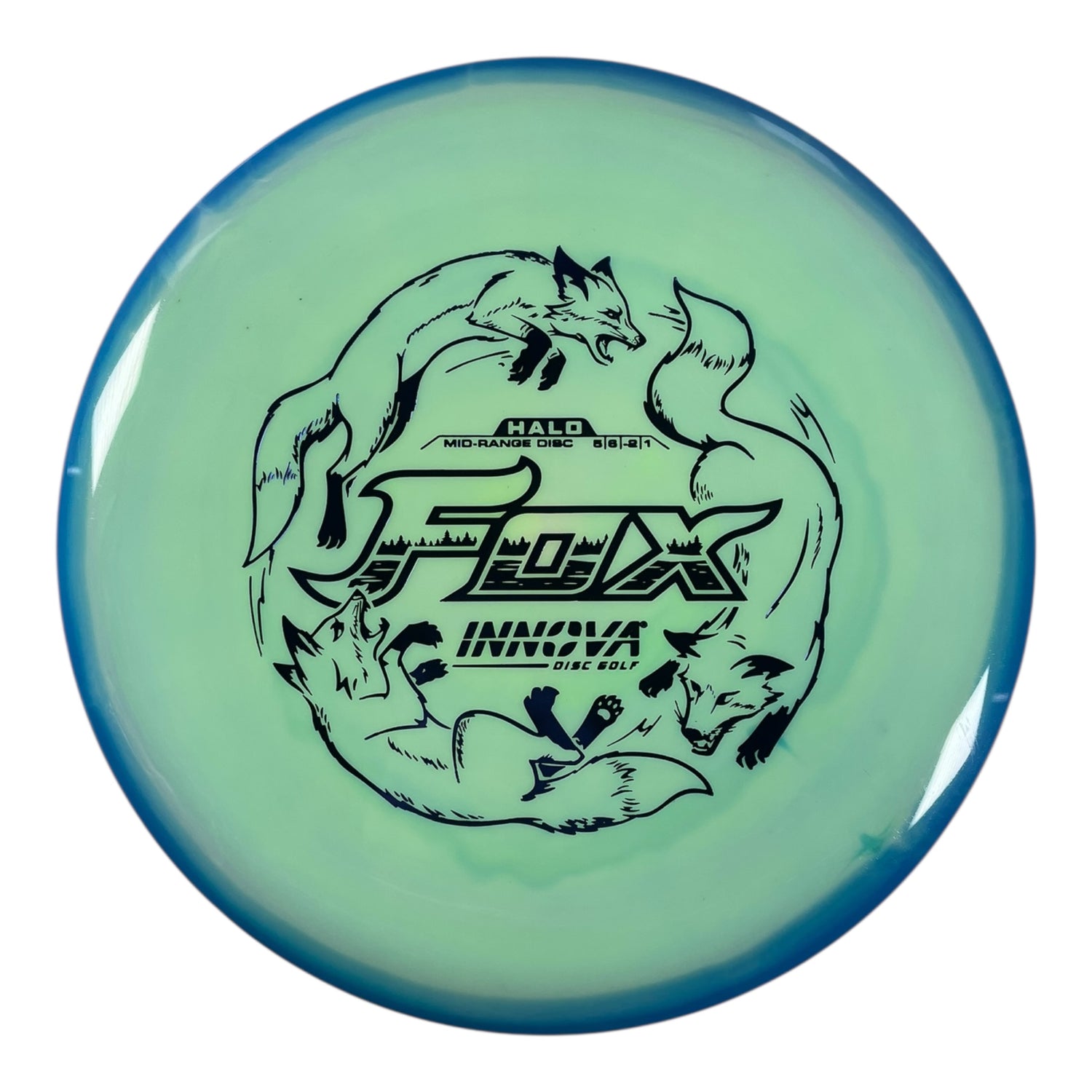 Innova Champion Discs Fox | Halo Star | Green/Blue 180g Disc Golf