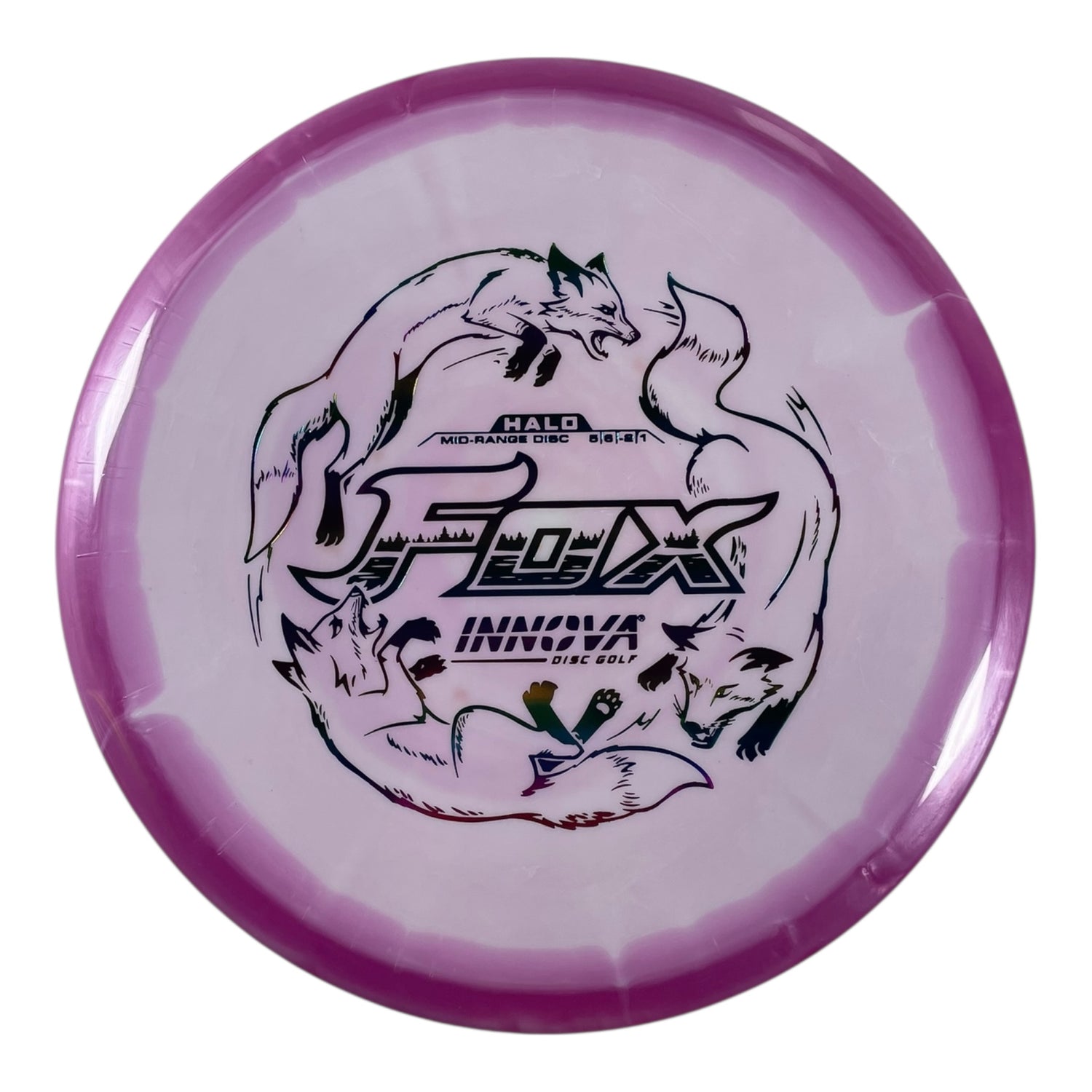 Innova Champion Discs Fox | Halo Star | Pink/Rainbow 180g Disc Golf