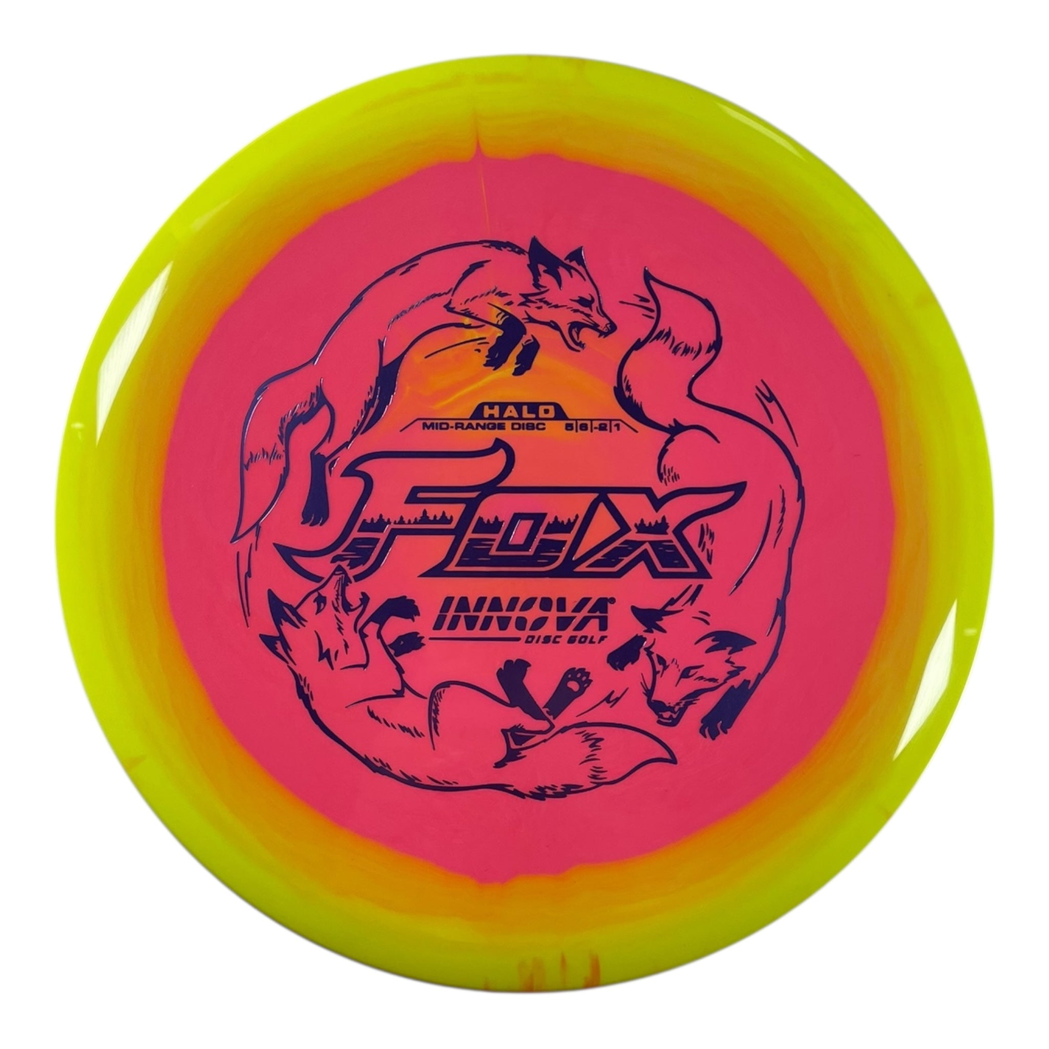 Innova Champion Discs Fox | Halo Star | Pink/Yellow/Purple 168g Disc Golf