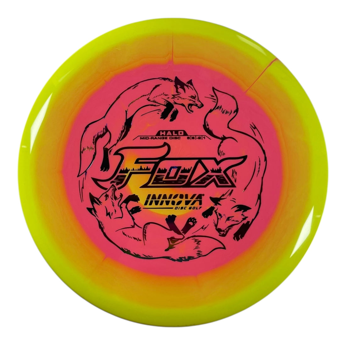 Innova Champion Discs Fox | Halo Star | Pink/Yellow/Rainbow 172g Disc Golf