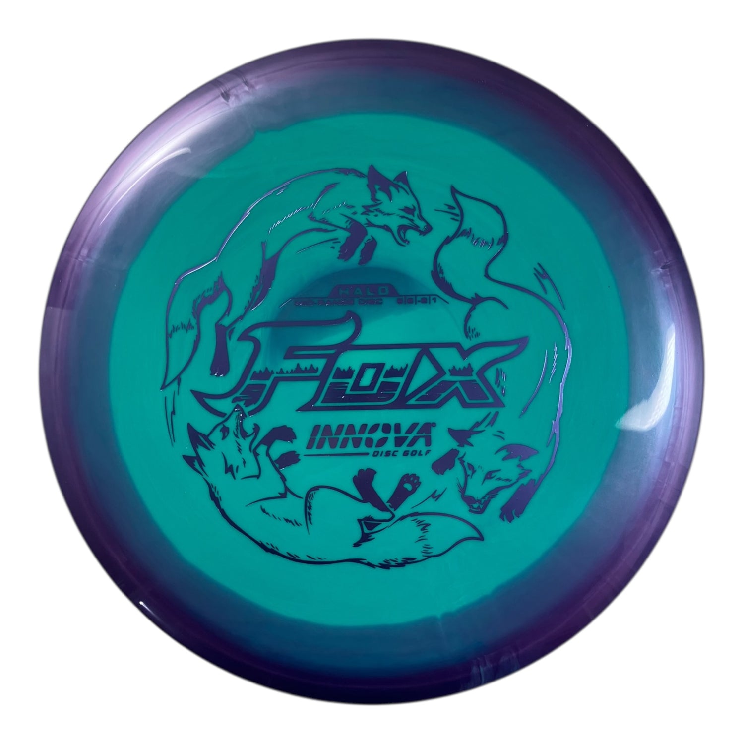 Innova Champion Discs Fox | Halo Star | Teal/Purple 176g Disc Golf