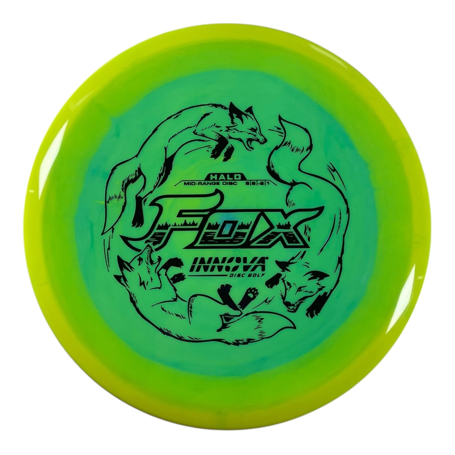 Innova Champion Discs Fox | Halo Star | Teal/Yellow/Purple 171g Disc Golf