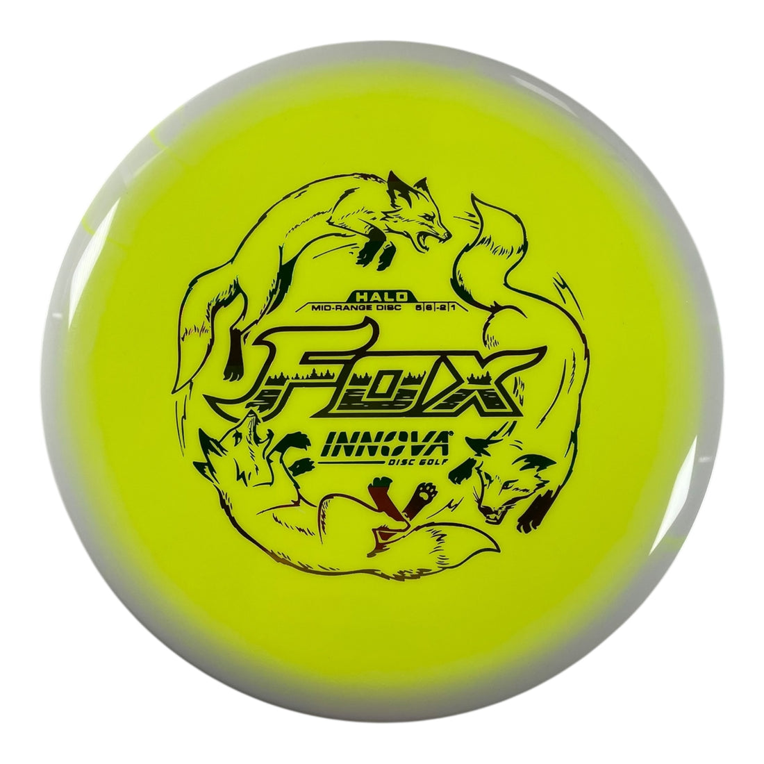 Innova Champion Discs Fox | Halo Star | Yellow/Rasta 176g Disc Golf
