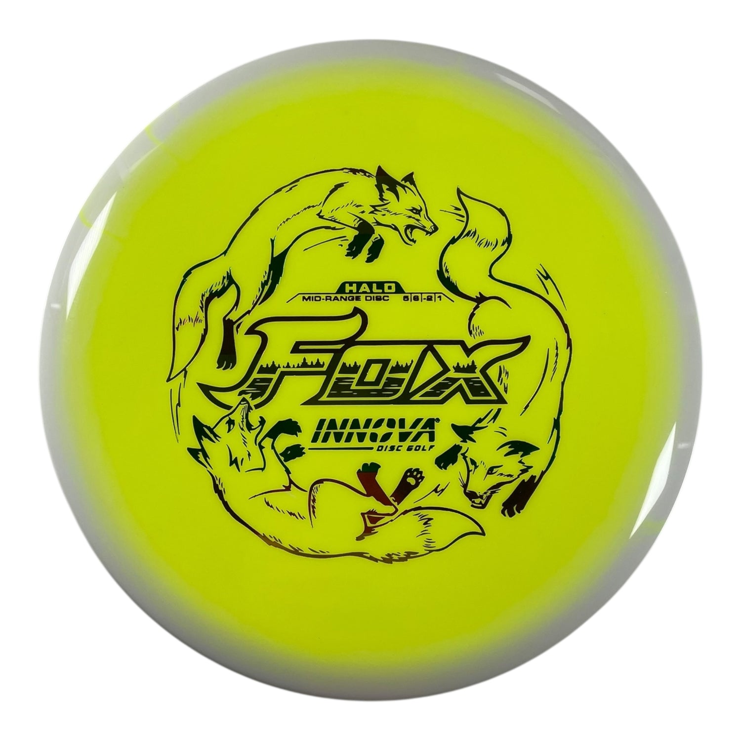 Innova Champion Discs Fox | Halo Star | Yellow/Rasta 176g Disc Golf